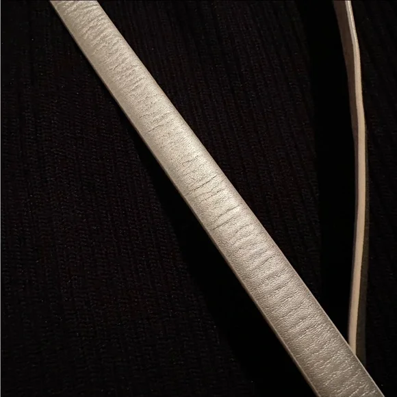 Talbots Slim Genuine Leather Belt - Picture 4 of 5